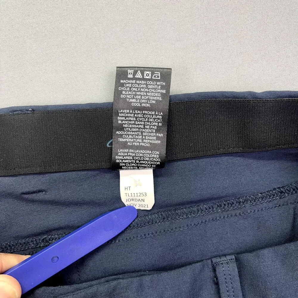 Greg Norman Pants‎ Mens Size 39x29 Blue Jordan Trouser Mid Rise Golf Shark Navy